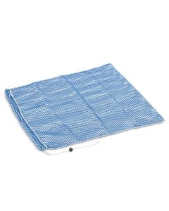 Mop mesh with drawstring, blue, 50 L