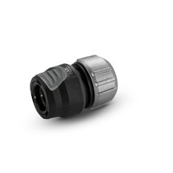 Premium universal hose coupling with Aqua Stop